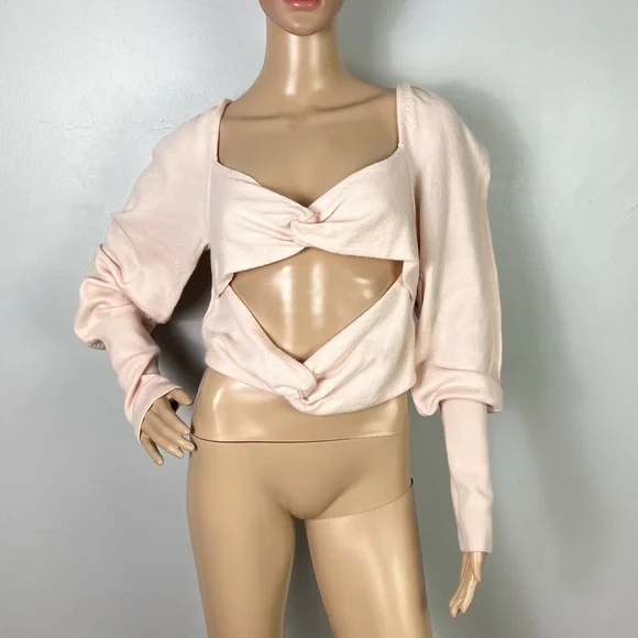 LPA REVOLVE PINK LONG SLEEVE KNIT TOP - Picture 2 of 8